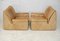 Caramel Leather & Foam Armchairs from Cinna, France, 1970, Set of 2, Image 15