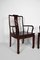 Asian Inlaid Wooden Armchairs, Mid-20th Century, Set of 2 8