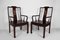 Asian Inlaid Wooden Armchairs, Mid-20th Century, Set of 2 1