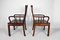 Asian Inlaid Wooden Armchairs, Mid-20th Century, Set of 2 5