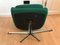 Mid-Century Hard Foam Shell Armchair with Metal Sprea, DDR, Image 5