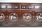 Asiatisches Sideboard aus Holz mit Intarsien, Mitte 20. Jh 4