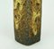 Raw Fat Lava Glaze Vase in Brown & Beige by Marius Van Woerden for Vest Keramik, Netherlands 2