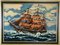 Ship with Sails in a Storm Handmade Tapestry 7
