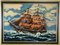 Ship with Sails in a Storm Handmade Tapestry, Image 7