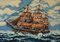 Ship with Sails in a Storm Handmade Tapestry, Image 6