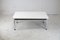 Chromed Steel Base Coffee Table with White Melaminé Tray, France, 970s 6
