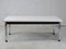 Chromed Steel Base Coffee Table with White Melaminé Tray, France, 970s 10