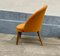 Danish Lounge Chair in Orange Wool and Teak, 1960s 3