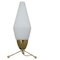 Mid-Century Space Age Rocket Table Lamp in Brass, 1960s, Image 1