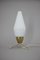 Mid-Century Space Age Rocket Tischlampe aus Messing, 1960er 5