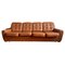 Mid-Century Czechoslovakian Sofa in Brown Leather, 1970s 1