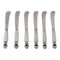 Acorn Butter Knives in Sterling Silver from Georg Jensen, Set of 6, Image 1