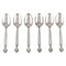 Acanthus Spoons in Sterling Silver from Georg Jensen, Set of 6 1