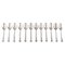 Acanthus Spoons in Sterling Silver from Georg Jensen, Set of 12, Image 1