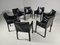 CAB-413 Chairs by Mario Bellini for Cassina, 1970s, Set of 7 5