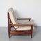 Brazilian Modern Lounge Chair in Beige Leather 6