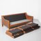 Danish Sofa in Brown Leather 11