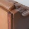 Danish Sofa in Brown Leather 10