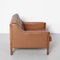 Danish Lounge Chair in Brown Leather, Image 6