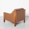 Danish Lounge Chair in Brown Leather, Image 2