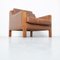 Danish Lounge Chair in Brown Leather 16