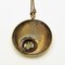 Round Bronze Pendant Necklace by Jorma Laine for Turun Hopea, 1970s 7