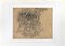 Dibujo a lápiz original de Maurice Chabas, Into the Wood, principios del siglo XX, Imagen 2