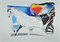 Lithographie Originale Sandro Trotti, Risci, 1970s 1