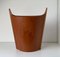 Norwegian Teak Waste Paper Basket by Barnes P.S. Heggen, 1960s 2