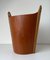 Norwegian Teak Waste Paper Basket by Barnes P.S. Heggen, 1960s 4