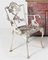 Decorative Cast Aluminium Weathered Garden Chair, Image 1