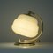 Deutsche Art Deco Bauhaus Tischlampe aus Messing & Opalglas, 1930er 3