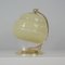 Art Deco German Bauhaus Brass and Opaline Table Lamp, 1930s, Image 4