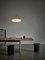 Pendant Lamp with Black and White Diffuser in Black Hardware by Gino Sarfatti for Astep 13