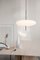Pendant Lamp with Black and White Diffuser in Black Hardware by Gino Sarfatti for Astep 9