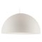 Large White Opaline Glass Sonora Suspension Lamp by Vico Magistretti for Oluce 1