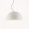 Large White Opaline Glass Sonora Suspension Lamp by Vico Magistretti for Oluce 4
