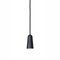 Massive Black 3493-8 Ceiling Lamp by Henrik Tengler for Konsthantverk Tyringe 1 3