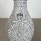 German Multi-Color Fat Lava Op Art Pottery Vase from BAY Ceramics, Set of 2 8
