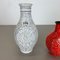 Deutsche Mehrfarbige Fat Lava Op Art Keramik Vase von BAY Ceramics, 2er Set 6