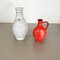 Deutsche Mehrfarbige Fat Lava Op Art Keramik Vase von BAY Ceramics, 2er Set 2