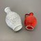 Deutsche Mehrfarbige Fat Lava Op Art Keramik Vase von BAY Ceramics, 2er Set 17