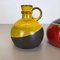 German Pottery Vases in Red and Yellow from Steuler Ceramics, 1970s, Set of 2 6