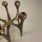 Mid-Century German Brutalist Candleholder in Bronze by Michael Harjes, 1960s 9