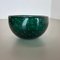 Italian Bullicante Green Bowl in Murano Glass, 1970s, Image 14