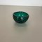 Italian Bullicante Green Bowl in Murano Glass, 1970s, Image 3