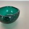 Italian Bullicante Green Bowl in Murano Glass, 1970s, Image 6