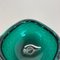 Italian Bullicante Green Bowl in Murano Glass, 1970s 10