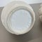 Vaso Fat Lava in ceramica bianca di BAY Ceramics, Germania, set di 2, Immagine 18